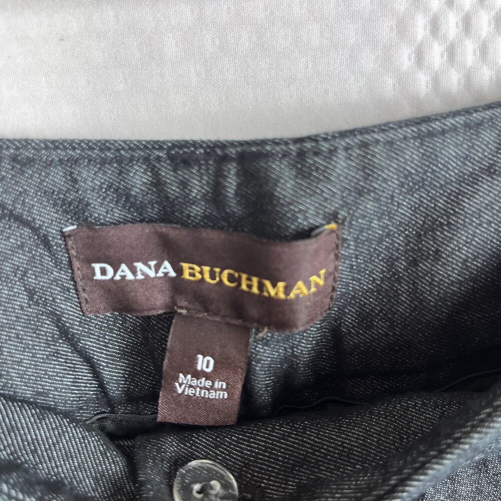 Dana Buchanan Crop Pants Women's 10 Dark Denim-Look Lightweight (C520) - Picture 5 of 7